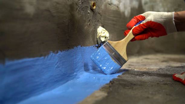 Crawl space vapor barrier installation in Montgomery, MI